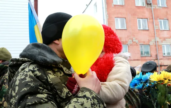 Правоохоронці Рівненщини повернулися додому із зони АТО (Фото) — фото 1
